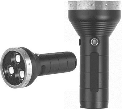 LedLenser Rechargeable Flashlight LED Waterproof IPX4 with Maximum Brightness 3000lm MT18