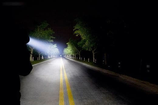 LedLenser Rechargeable Flashlight LED Waterproof IPX4 with Maximum Brightness 3000lm MT18