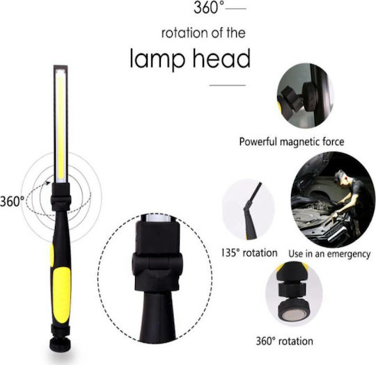 Factory Battery Workshop Light LED with Brightness up to 400lm MQ-W55 Yellow