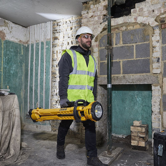 Dewalt Battery Jobsite Light LED IP55 with Brightness up to 3000lm
