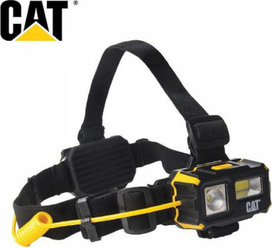 CAT Φακός Κεφαλής LED IPX4 με Μέγιστη Φωτεινότητα 220lm