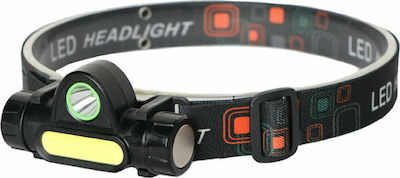 Entac Headlamp LED Waterproof IP65 Dual Function with Maximum Brightness 120lm EHL-3W-180R