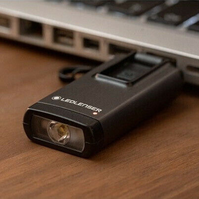 LedLenser Επαναφορτιζόμενος Φακός Μπρελόκ LED IP20 με Μέγιστη Φωτεινότητα 400lm K6R Black