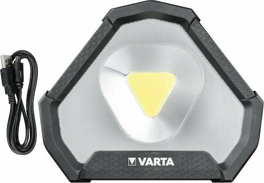 Varta Battery Jobsite Light LED IP54 with Brightness up to 1450lm Work Flex Stadium Light