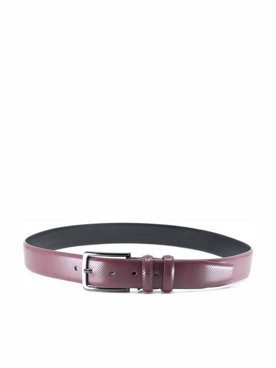 LGD-2033 Men's Belt Leather Wine