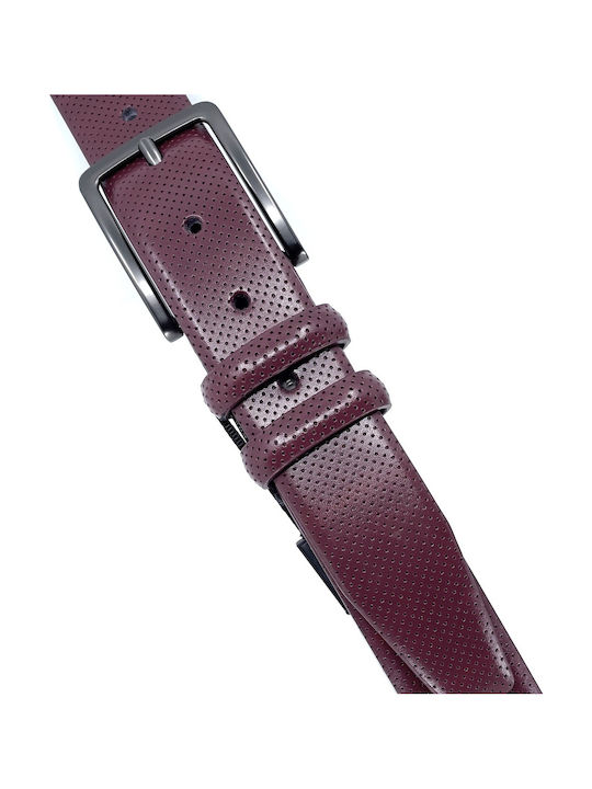 LGD-2033 Men's Belt Leather Wine