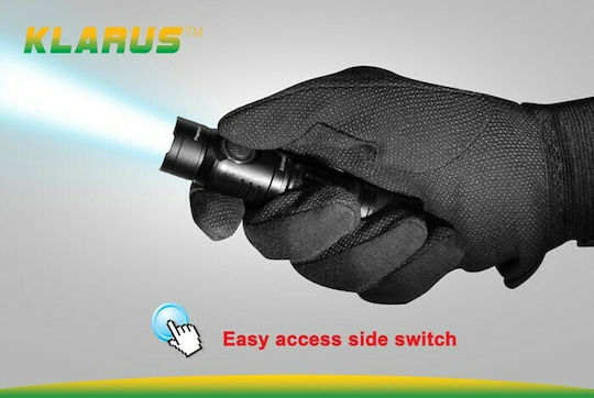 Klarus Rechargeable Flashlight LED IPX8 with Maximum Brightness 140lm