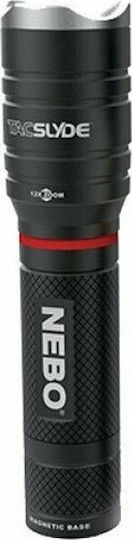Nebo Taschenlampe LED IPX4 Doppelte Funktion mit maximaler Helligkeit 300lm Tac Slyde Schwarz