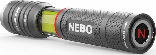 Nebo Taschenlampe LED IPX4 Doppelte Funktion mit maximaler Helligkeit 300lm Tac Slyde Schwarz