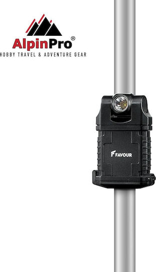 Favour Επαναφορτιζόμενος Φακός LED IPX6 με Μέγιστη Φωτεινότητα 180lm Edclip| T0917