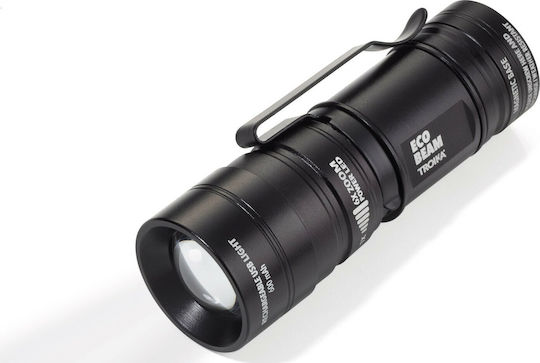 Troika Rechargeable LED Flash Light with Maximum Brightness 240lm Eco Beam