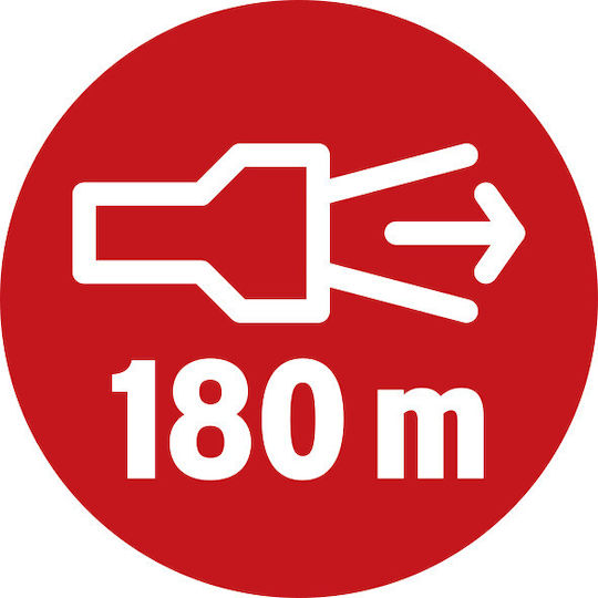 Brennenstuhl Lumină de lucru și de sit, cu baterie Lanternă LED IP44 cu Luminozitate Maximă 350lm TL 300 AF Negru