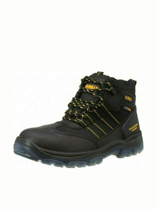 DEWALT Waterproof Boots Safety Black S3 with Certification E, SRA,WR