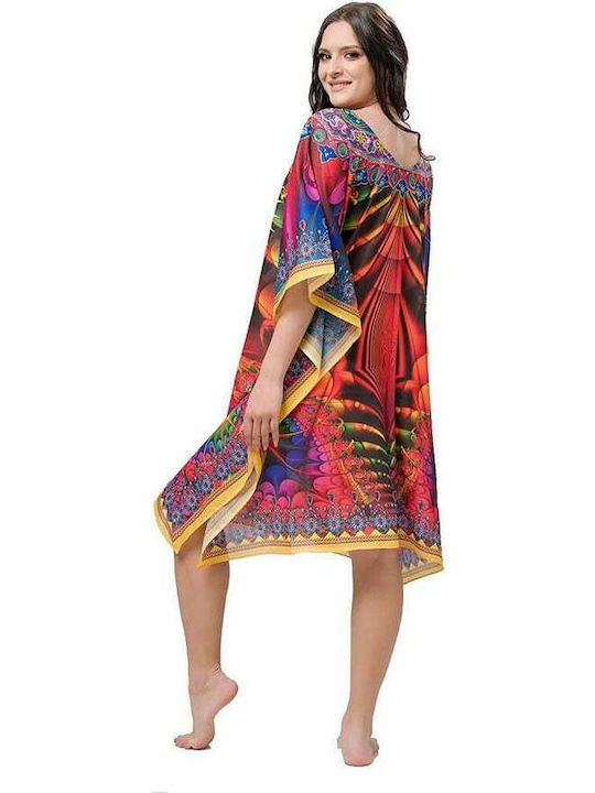 Luna 93660-104 Women's Caftan Beachwear Multicolour