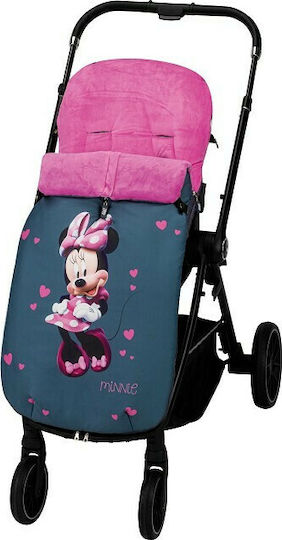 Interbaby Universal Kinderwagen Fußsack Blau mit Samtfutter 105x46cm