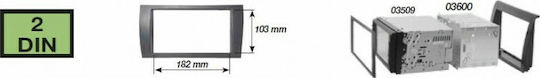 Phonocar Installation Kit 2 Din Anthracite for Kia Sportage 2011-2015