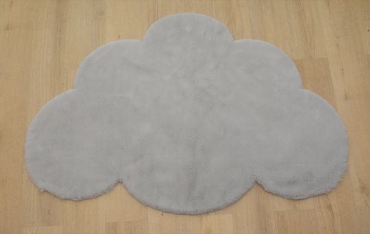 Newplan FC6 Детско килимче Облаци Light Grey 80x125см Дебелина 30мм