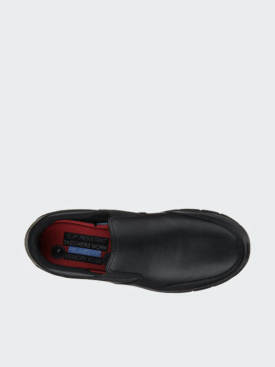 Skechers Flex Advantage Sr - Bronwood Scăzut de Lucru Black cu Certificare SR