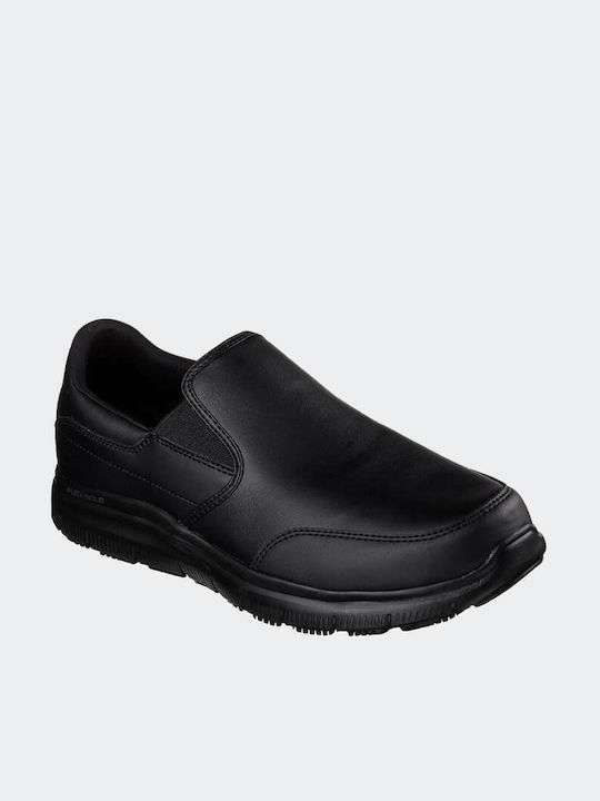 Skechers Flex Advantage Sr - Bronwood Scăzut de Lucru Black cu Certificare SR