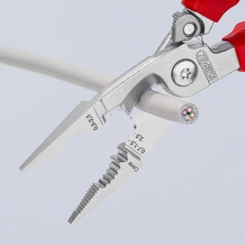 Knipex Cable Stripper Pliers with Cutter and 200mm Length