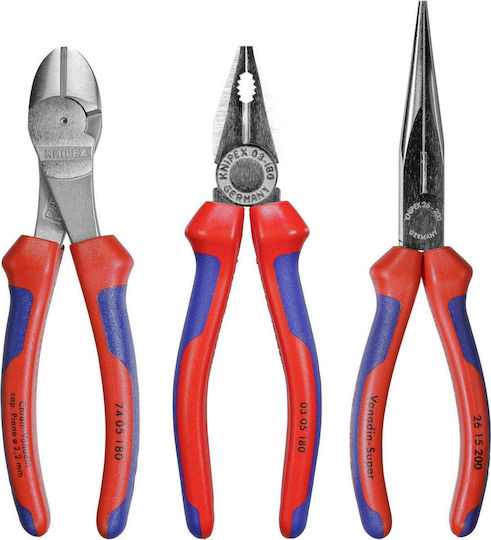 Knipex Σετ Πένσες Πλάγιες Μήκους 370mm 3τμχ