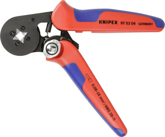 Knipex Αυτορυθμιζόμενη Πρέσα Ακροδεκτών Διατομής 0.08 - 10mm² (Μήκος 180mm)
