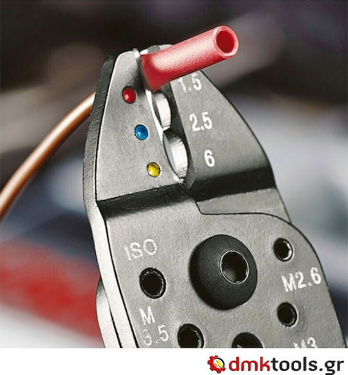 Knipex Crimping Pliers Cross-Section 0.5 - 6mm² with Stripper Length 240mm