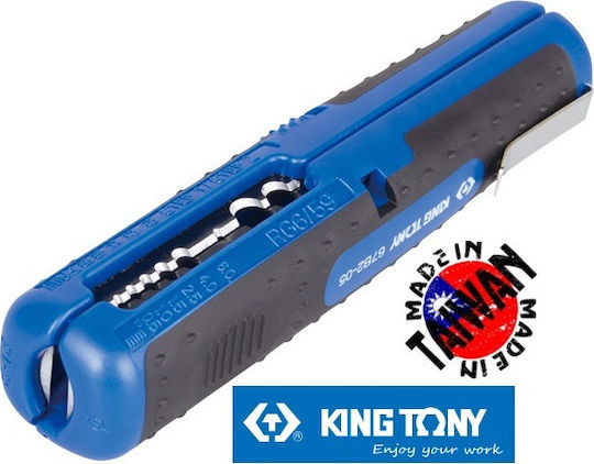 King Tony Coaxial Cable Stripper with 120mm Length