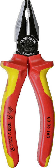 Knipex Πένσα Ίσια Ηλεκτρολόγου Μήκους 160mm