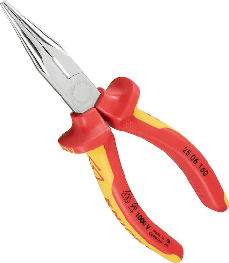 Knipex Μυτοτσίμπιδο Ίσιο Ηλεκτρολόγου Μήκους 160mm