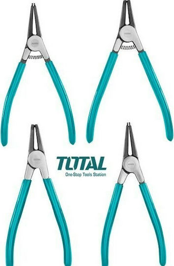 Total Клещи За Притискане Извити 4 Бройки