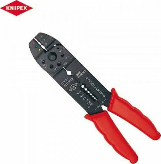 Knipex Crimping Pliers Cross-Section Range 0.5 - 6mm² with Stripper Length 230mm