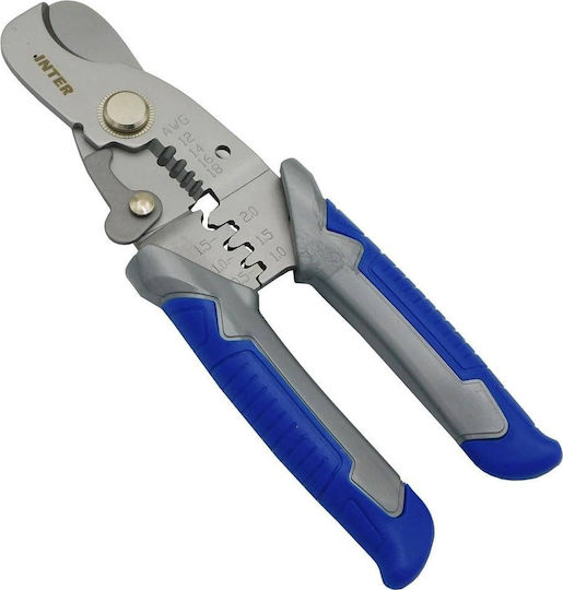 Inter Cable Stripper Pliers with 175mm Length 3 in 1