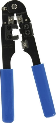 Nedis Πρέσα Ακροδεκτών Δικτύου RJ45 με Απογυμνωτή Μπλε