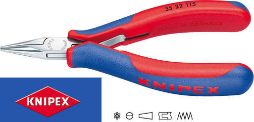 Knipex Μυτοτσίμπιδο Ίσιο Μήκους 115mm