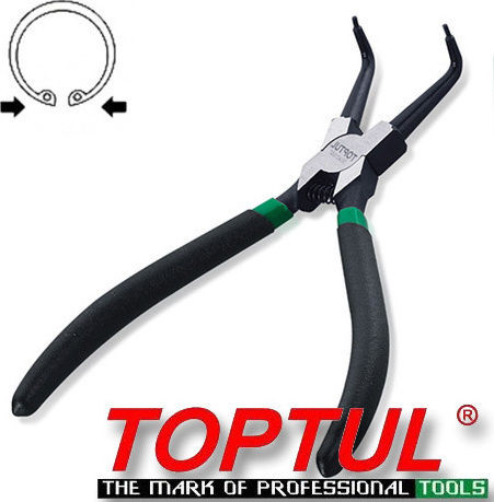 Toptul Circlip Plier Curved Length 180mm