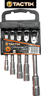 Tactix Set Key Socket Wrench 8-17mm 5pcs