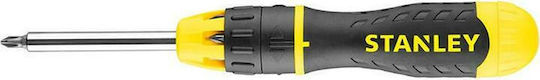 Stanley Screwdriver Ratchet with 11 Magnetic Interchangeable Tips