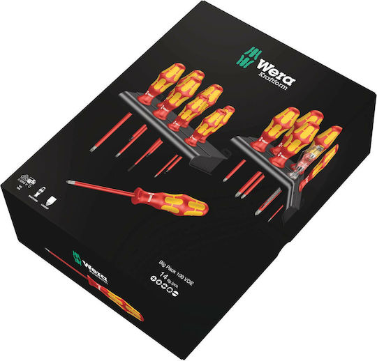 Wera Set 14 Electrician VDE 1000V Screwdrivers