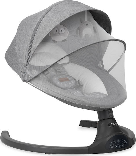 Momi Electric Relax pentru Bebeluși Lami cu Muzică și Vibrații Gri închis pentru Copil până la 9kg