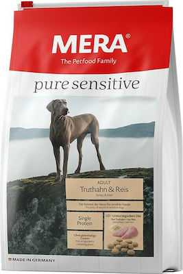 Meradog Pure Sensitive Adult 4kg Dry Food for Adult Dogs with Turkey and Rice