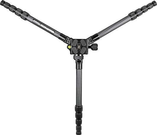 Manfrotto Kamerastative Element Traveller Small Carbonfaser mit Kugelförmiger Kopfart bis 143cm und Maximale Belastung 4kg