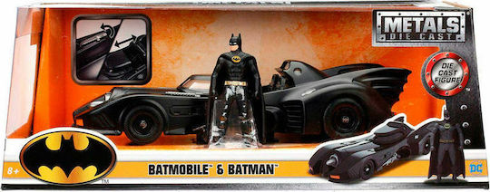 Jada Toys DC Comics Batman Batmobile Batmobile 1989 Vehicle Replica Length 12cm Scale 1:24