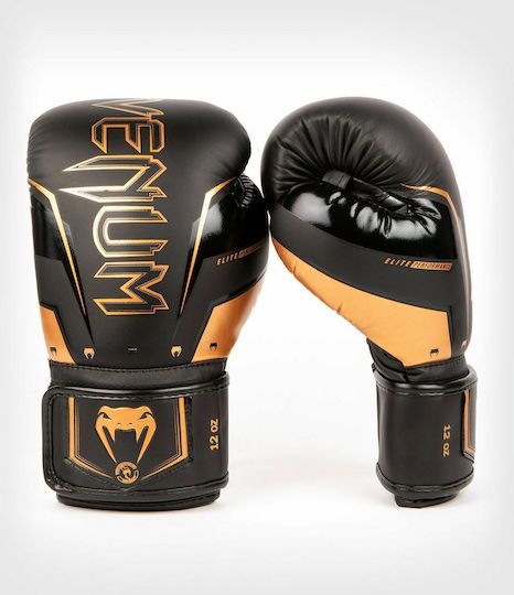 Venum Elite Evo 04260 Boxing Gloves for Match Black/Bronze
