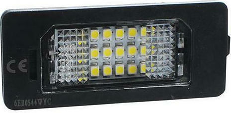 M-Tech Φώτα Πινακίδας Led για BMW X1 E39 / E46 / E60 / E82 / E88 / E90 / E91 /E92 / E93 / F10 / F11 / F15 / F32 / F33 / F36 2τμχ