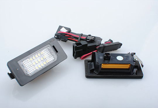 M-Tech Φώτα Πινακίδας Led 12V για Audi A4 / A5 / Q5 2τμχ
