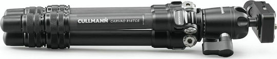 Cullmann Kamerastative Carvao 816TCS aus Carbonfaser mit Kugelförmiger Kopfart bis 27cm und Maximale Belastung 4kg