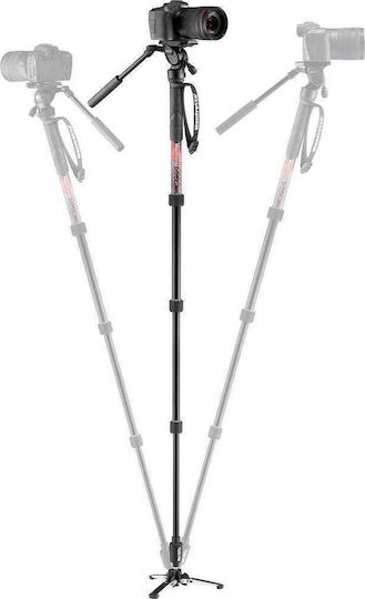 Manfrotto Element MII Video Aluminium with Fluid Head Μονόποδο