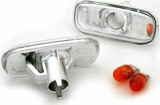 Dectane Φλας για Audi A3 01+ A4 99+ A6 98 01 Chrome 2τμχ