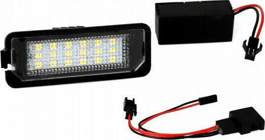 M-Tech Φώτα Πινακίδας Led για Volkswagen Golf 4/5/6/7 2τμχ